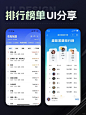 【优秀UI灵感分享】—排行榜单_7_团子的UI日记_来自小红书网页版