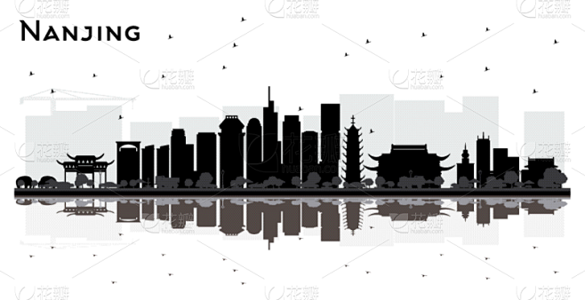 城市天际线,黑色,南京,旅途,商务,云,...