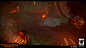 Inferno Vault, John Stamos : For Inferno Vault, I was responsible for asset creation, world building, lighting and optimization. My main focus was developing the look for the metal/mechanical features for this level as well as designing the final boss roo