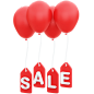 balloon sale - 20款活动促销3D图标 SALE 3D Icon Pack