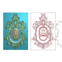 欧式洋花顶帽头冒头门头上贴花长条横板门楣护墙￿351619363