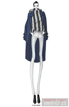 『那些大师们的手绘服装婚纱礼服设计图』(๑•̀ㅂ•́)و✧最喜欢大长腿高冷女神范了@怪兽M