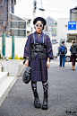 Harajuku Girl in Kimono & Harness: 