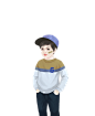 淘气小男孩