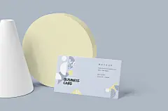 毕业设计作品小清新文创名片布袋样机素材