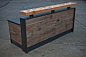 Reclaimed reception desk by buschdesign on Etsy, $3950.00: 