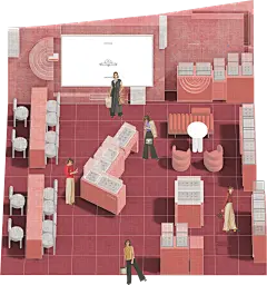Mottled Pink · 梵誓ONESWEAR杭州湖滨88珠宝店 / 平介设计 – mooool木藕设计网