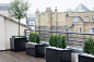 Roof Terrace Design | Roof terrace planters | Outdoor Planters | Contemporary Planters | Deck planters | Roof garden planters | Roof terraces: 