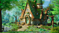 Stylized house