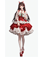 红莓糖霜：甜美红色系Lolita衣服的诱人魅力