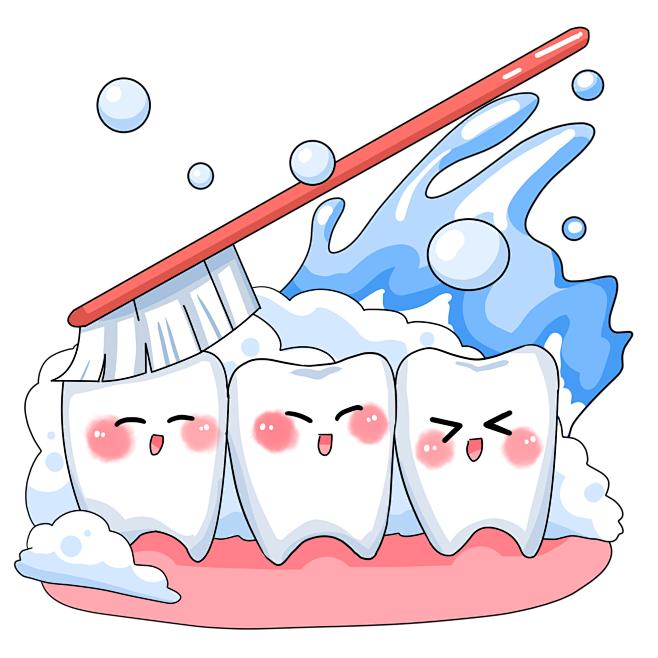 刷牙步骤 洗刷刷