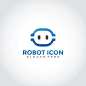 Robot Logo Design. Vector Illustrator Eps. 10 Stock Vector - 93005034