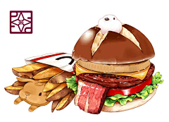 没有灵魂的香蕉采集到食物插画