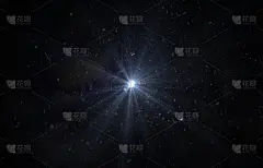 抽象背景空间霓虹灯(超高分辨率)