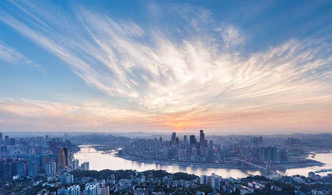 Chongqing's sunset(日...