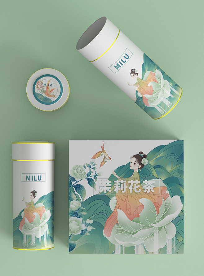 国风茉莉花茶包装