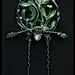 &quot;Оlliach&quot; : Barrette &quot;Оlliach&quot;. Polymer clay, pastel, paint, pearls, ethiopian opals, metal furniture.