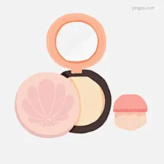 美妆节化妆品粉饼png格式图片大小800x800px 图片尺寸112.54 KB 来自PNG搜索网 pngss.com 免费免扣png素材下载！png格式#粉饼#粉色#化妆品#化妆刷#镜子#卡通手绘#可爱#日系#少女#