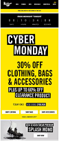 Dr Martens / Doc Martens Email Design Cyber Monday Email Design