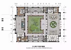 ▼售楼处 中式文化龙光御海天禧营销会所 (2)