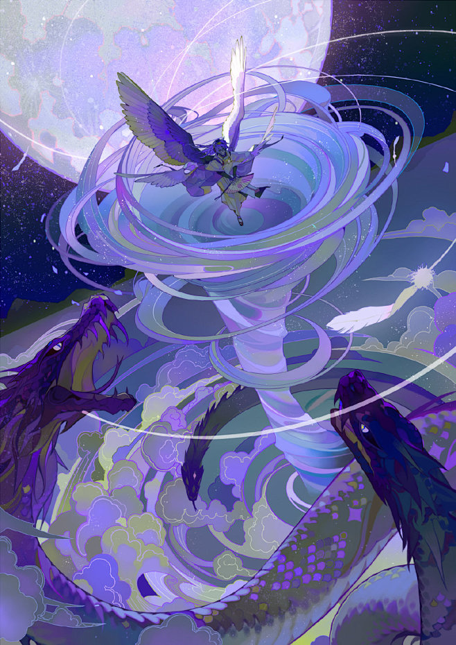 ❤关注公众号：星期五治愈星球，精美插画天...