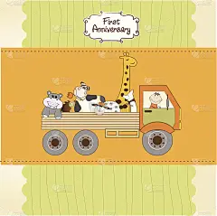 生日贺卡和玩具