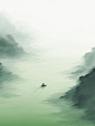 水墨绿意，宁静致远️_3_凤隐_来自小红书网页版-gigapixel-standard-scale-4_00x