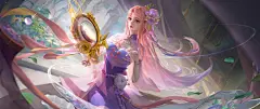 #壁纸-横向#王者荣耀王昭君 乞巧织情 七夕