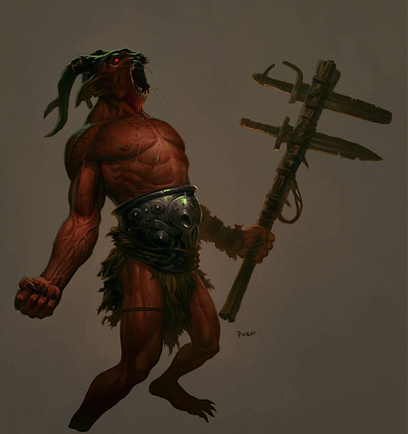 暗黑破坏神Ⅲ恶魔羊头恶魔