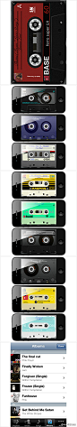 黄金磁带：Cassette Gold【复古播放】，适用于iPhone。播放界面相当复古的播放器来拉，应用的界面和曾经风靡一时的磁带一摸一样，音乐的选择只需通过手势滑动即可，往右便可播放下一曲，往左则播放上一曲，相当方便。喜欢复古风格的你们不妨一试。 下载： http://t.cn/zjPEAvV