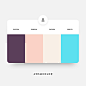 Pastel, skin, blue color shades, palettes, combinations, schemes