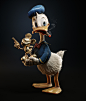 Donald Duck Found A Treasure, Gal Yosef : We've brought Donald Duck in to live with the fantastic realistic art called " Donald Duck Found A Treasure". Donald as found the gold Mickey Mouse statue, what's means he controls Disney.