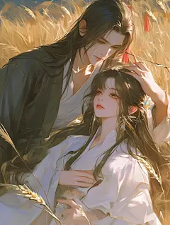 古风言情情侣 | Ai绘画
@叙叙叙叙白