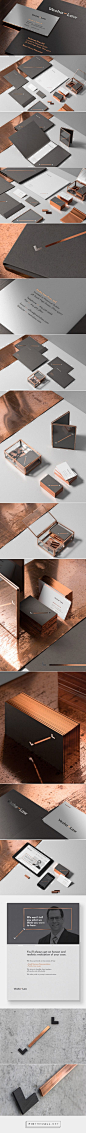 Identity Design Inspiration: Vesha Law by For Brands: 