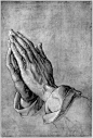 铜版画，伦勃朗《祈祷之手》
