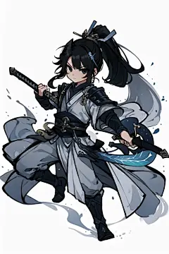 国画风格游戏人物立绘-LoRA-Hades-LiblibAI