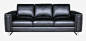 真皮沙发高清素材 客厅沙发 真皮 黑色 元素 免抠png 设计图片 免费下载
