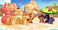 Cookie Houses : " Each Cookie needs a sweet little house. A bunch of sweet little house together makes up a big sweet town! " Cookie Houses are a unique type of building, serving most reliable means of obtaining EXP Star Jellies. As long as they