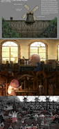 一口气把官网的图全收了，实在美不胜收！the dam keeper《守坝员》是Robert Kondo & 'Dice' Tsutsumi两位艺术家编导的，除了画面桢桢如画的看点外，剧情温情并跌宕起伏。奥斯卡最佳动画短片中得了个提名，只因遇到了《Feast》··只能怪命不好··动画全篇L第87届奥斯卡金像奖 最佳动画短片提名 The Da... ​​​​