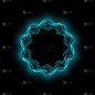 Abstract Neon Banner. Shining and glowing neon eff