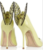 #Elegant Patent Leather #Butterfly #Peep-Toe #Heels