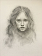 "Quick Sketch no. 4" Graphite Pencil Portrait Drawing | Janet Maines | www.janetmaines.com