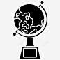 世界奖杯水晶地球图标 UI图标 设计图片 免费下载 页面网页 平面电商 创意素材
