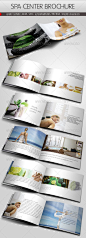 Spa Center Brochure Template  Modern minimal brochure template for wellness & spa centers or hair treatment, massage etc. Easy to change text, document guide included as well.