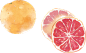 红橙色饮料,饮品手绘系列元素