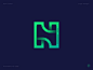 H/N Letter logo mark | Modern H letter | Modern letter N logo by Arif M Hossain on Dribbble