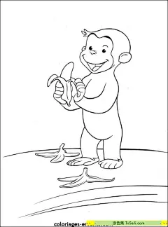 在冒险中学习和成长的故事！10张《好奇的乔治》小猴子的涂色故事 | 涂色集，涂色画打印大图 : 《好奇的乔治》是一部以猴子乔治为主角的动画片，它讲述了乔治和他的朋友们在冒险中学习和成长的故事。故事开始，乔治是一只生活在丛林中的好奇猴子，他非常喜欢探索和发现新奇的事物。他的主人是一位叫做人类先生的科学家，他经常带着乔治去探索丛林中的奥秘 在冒险中学习和成长的故事！10张《好奇的乔治》小猴子的涂色故事