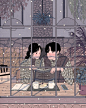 最幸福不过是，你曾温柔呼唤，而我恰好有过应答。

作者：93.minho #手帐素材插画手绘##简笔画#