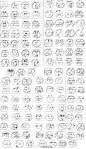 【手绘手帐漫画素材】 颜文字表情2 简单易学~#手帐素材插画手绘##简笔画#