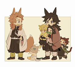鱼板面加猫采集到Q版